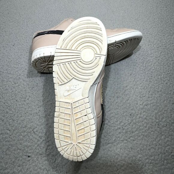 Nike Dunk Low SE Shoes Women 11.5 Primal Pink Cheetah Snakeskin‎ Swoosh Sneaker - Picture 8 of 13